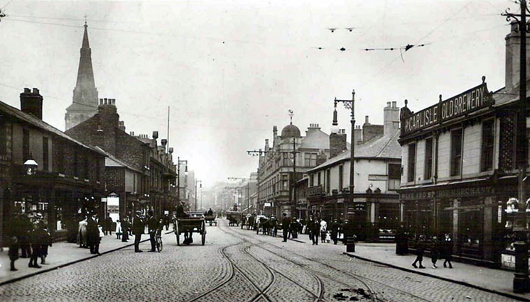 Botchergate, Carlisle looking North